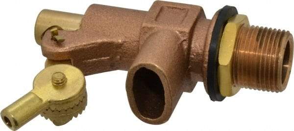 Legend Valve - 3/4" Pipe, Bronze, Mechanical Float Valve - 125 psi, MPT x Plain End Connections - Strong Tooling