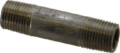 Merit Brass - Schedule 40, 1/8" Pipe x 1-1/2" Long, Grade 304/304L Stainless Steel Pipe Nipple - Welded & Threaded - Strong Tooling