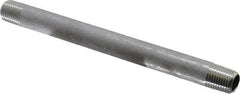 Merit Brass - Schedule 40, 1/4" Pipe x 6" Long, Grade 304/304L Stainless Steel Pipe Nipple - Welded & Threaded - Strong Tooling