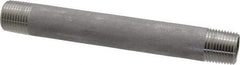 Merit Brass - Schedule 40, 1/2" Pipe x 6" Long, Grade 316/316L Stainless Steel Pipe Nipple - Welded & Threaded - Strong Tooling