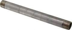 Merit Brass - Schedule 40, 3/4" Pipe x 10" Long, Grade 316/316L Stainless Steel Pipe Nipple - Welded & Threaded - Strong Tooling