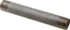 Merit Brass - Schedule 40, 1" Pipe x 8" Long, Grade 316/316L Stainless Steel Pipe Nipple - Welded & Threaded - Strong Tooling