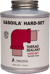 Federal Process - 1 Pt Brush Top Can Red Federal Gasoila Hard-Set - 350°F Max Working Temp - Strong Tooling