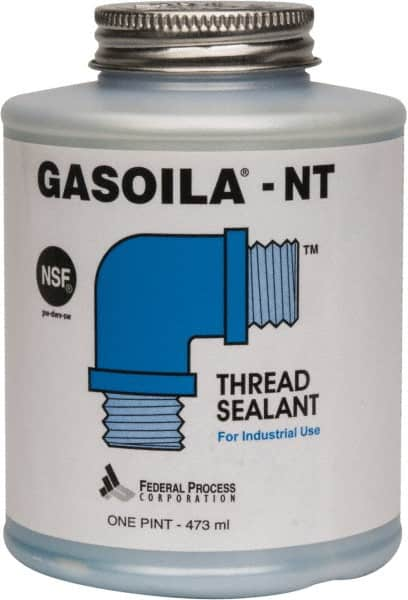 Federal Process - 1 Pt Brush Top Can Dark Blue Federal Gasoila-NT - 400°F Max Working Temp - Strong Tooling