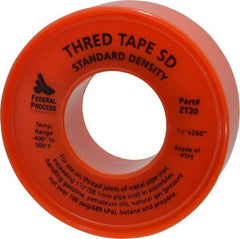 Federal Process - 1/2" Wide x 260" Long General Purpose Pipe Repair Tape - 3 mil Thick, -450 to 550°F, White - Strong Tooling