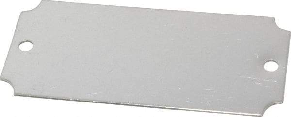 C.H. Hanson - 3-1/16 Inch Wide, Style 3, Stainless Steel Blank Metal Plate - 1-7/16 Inch High, 10 Pieces - Strong Tooling