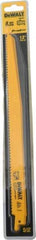 DeWALT - 12" Long, Bi-Metal Reciprocating Saw Blade - Tapered Profile, 6 TPI, Toothed Edge, Universal Shank - Strong Tooling