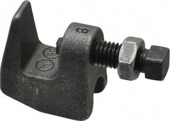 Made in USA - 3/4" Max Flange Thickness, 1/2" Rod C-Clamp - 760 Lb Capacity, Ductile Iron - Strong Tooling