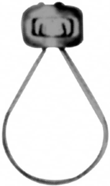 Made in USA - 2" Pipe, 3/8" Rod, Malleable Iron Adjustable Ring Hanger - Black, 400 Lb Capacity - Strong Tooling