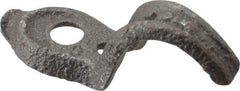 Made in USA - 3/8" Pipe, Malleable Iron, Black Plated" Pipe or Conduit Strap - 1 Mounting Hole - Strong Tooling