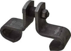 Made in USA - 3/8" Rod Center Beam Clamp - 1,000 Lb Capacity, Carbon Steel - Strong Tooling