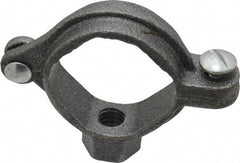 Value Collection - 1" Pipe, 3/8" Rod, Extension Split Pipe Clamp - 180 Lb Capacity, Malleable Iron - Strong Tooling