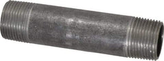 Made in USA - Schedule 40, 3/4" Diam x 4" Long Steel Black Pipe Nipple - Threaded - Strong Tooling