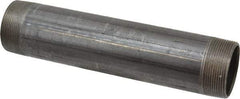 Made in USA - Schedule 40, 2" Diam x 10" Long Steel Black Pipe Nipple - Threaded - Strong Tooling