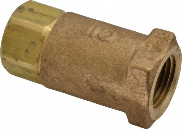 Conbraco - 1/2" Bronze Check Valve - Inline, FNPT x FNPT - Strong Tooling