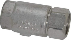 Conbraco - 1/2" Stainless Steel Check Valve - Inline, FNPT x FNPT - Strong Tooling