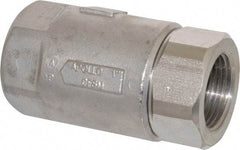 Conbraco - 1" Stainless Steel Check Valve - Inline, FNPT x FNPT - Strong Tooling