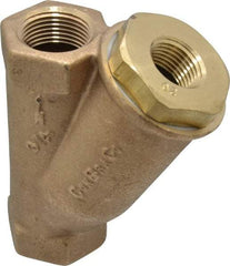 Conbraco - 3/4" Pipe, FNPT Ends, Cast Bronze Y-Strainer - 400 psi WOG Rating - Strong Tooling