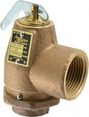 Conbraco - 3/4" Inlet, 1" Outlet, ASME Safety Relief Valve - 50 Max psi, Bronze, 1,035,000 BTUs - Strong Tooling