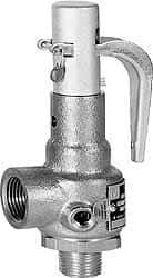 Conbraco - 1-1/4" Inlet, 1-1/2" Outlet, High Pressure Safety Relief Valve - 150 Max psi, Bronze, 4,236 Lb per Hour - Strong Tooling