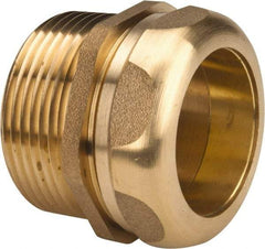 Federal Process - 1-1/4 Inch Pipe, Male Compression Waste Connection - Chrome Plated, Cast Brass - Strong Tooling