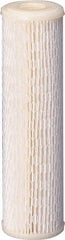 Value Collection - 2-1/2" OD, 30µ, Polyester Pleated Cartridge Filter - 9-3/4" Long, Reduces Sediments - Strong Tooling