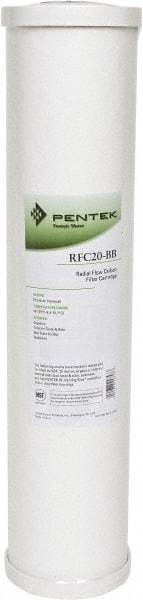 Pentair - 4-1/2" OD, 25µ, Granular Activated Carbon Radial Flow Cartridge Filter - 20" Long, Reduces Tastes, Odors & Sediments - Strong Tooling