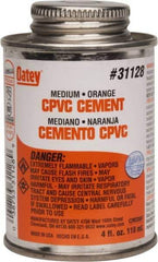 Oatey - 4 oz Medium Bodied Cement - Orange, Use with CPVC & CTS up to 6" Diam - Strong Tooling