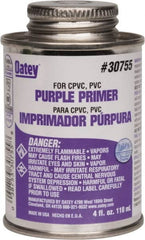 Oatey - 4 oz All Purpose Primer/Cleaner - Purple, Use with PVC & CPVC - Strong Tooling