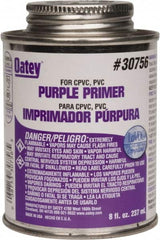 Oatey - 8 oz All Purpose Primer/Cleaner - Purple, Use with PVC & CPVC - Strong Tooling