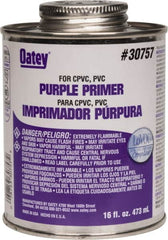 Oatey - 16 oz All Purpose Primer/Cleaner - Purple, Use with PVC & CPVC - Strong Tooling