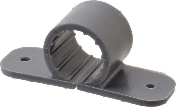 Oatey - 1/2" Pipe, Standard Pipe Clamp - Gray, Polypropylene - Strong Tooling