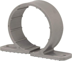 Oatey - 2" Pipe, Standard Pipe Clamp - Gray, Polypropylene - Strong Tooling