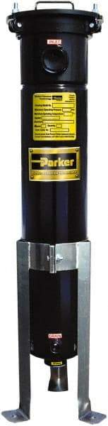 Parker - 2 Inch, Stainless Steel, Bag Filter Housing - FNPT End Connection, 80 GPM Max Flow - Strong Tooling