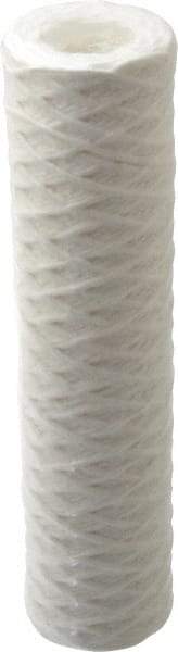 Parker - 2-1/2" OD, 1µ, Cotton String-Wound Cartridge Filter - 10" Long - Strong Tooling