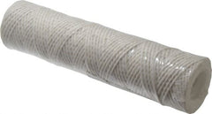 Parker - 2-1/2" OD, 10µ, Acetate Cotton String-Wound Cartridge Filter - 10" Long - Strong Tooling