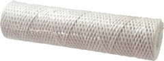 Parker - 2-1/2" OD, 25µ, Acetate Cotton String-Wound Cartridge Filter - 10" Long - Strong Tooling