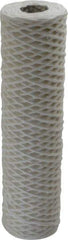 Parker - 2-1/2" OD, 50µ, Cotton String-Wound Cartridge Filter - 10" Long - Strong Tooling