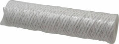 Parker - 2-1/2" OD, 5µ, Acetate Cotton String-Wound Cartridge Filter - 10" Long - Strong Tooling