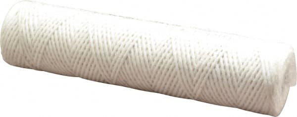 Parker - 2-1/2" OD, 10µ, Acetate Cotton String-Wound Cartridge Filter - 10" Long - Strong Tooling