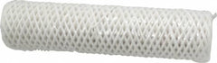 Parker - 2-1/2" OD, 50µ, Acetate Cotton String-Wound Cartridge Filter - 10" Long - Strong Tooling