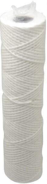 Parker - 2-1/2" OD, 10µ, Cotton String-Wound Cartridge Filter - 10" Long - Strong Tooling