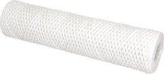 Parker - 2-1/2" OD, 25µ, Cotton String-Wound Cartridge Filter - 10" Long - Strong Tooling