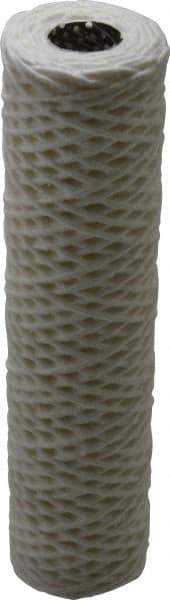 Parker - 2-1/2" OD, 50µ, Cotton String-Wound Cartridge Filter - 10" Long - Strong Tooling