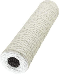 Parker - 2-1/2" OD, 5µ, Acetate Cotton String-Wound Cartridge Filter - 10" Long - Strong Tooling