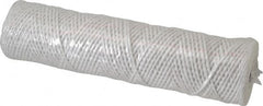 Parker - 2-1/2" OD, 10µ, Acetate Cotton String-Wound Cartridge Filter - 10" Long - Strong Tooling