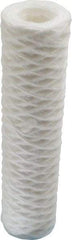 Parker - 2-1/2" OD, 1µ, Polypropylene Cotton String-Wound Cartridge Filter - 10" Long - Strong Tooling