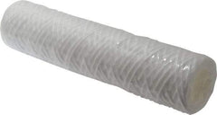 Parker - 2-1/2" OD, 50µ, Polypropylene Cotton String-Wound Cartridge Filter - 10" Long - Strong Tooling