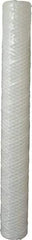 Parker - 2-1/2" OD, 50µ, Polypropylene Cotton String-Wound Cartridge Filter - 20" Long - Strong Tooling