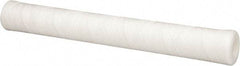 Parker - 2-1/2" OD, 10µ, Polypropylene Cotton String-Wound Cartridge Filter - 20" Long - Strong Tooling